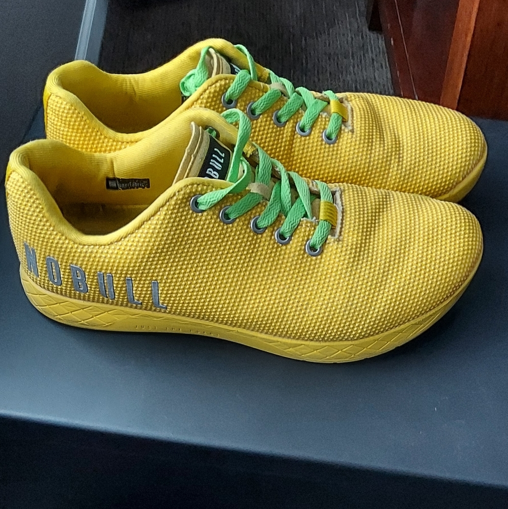Nobull yellow trainer's